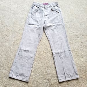 Silver Jeans Sz 30x30 90s Wide Leg Button Fly Khaki Pants Vintage High Rise Mom